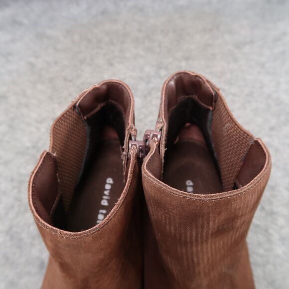 David Tate Shoes Women 6 Bootie Casual Leather Comfort Gore Panel Zip Ankle Boot - Picture 15 of 15